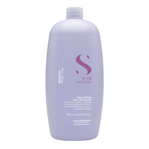 Semi di Lino Smooth Smoothing Low Shampoo 1000ml - shampoing lissant délicat