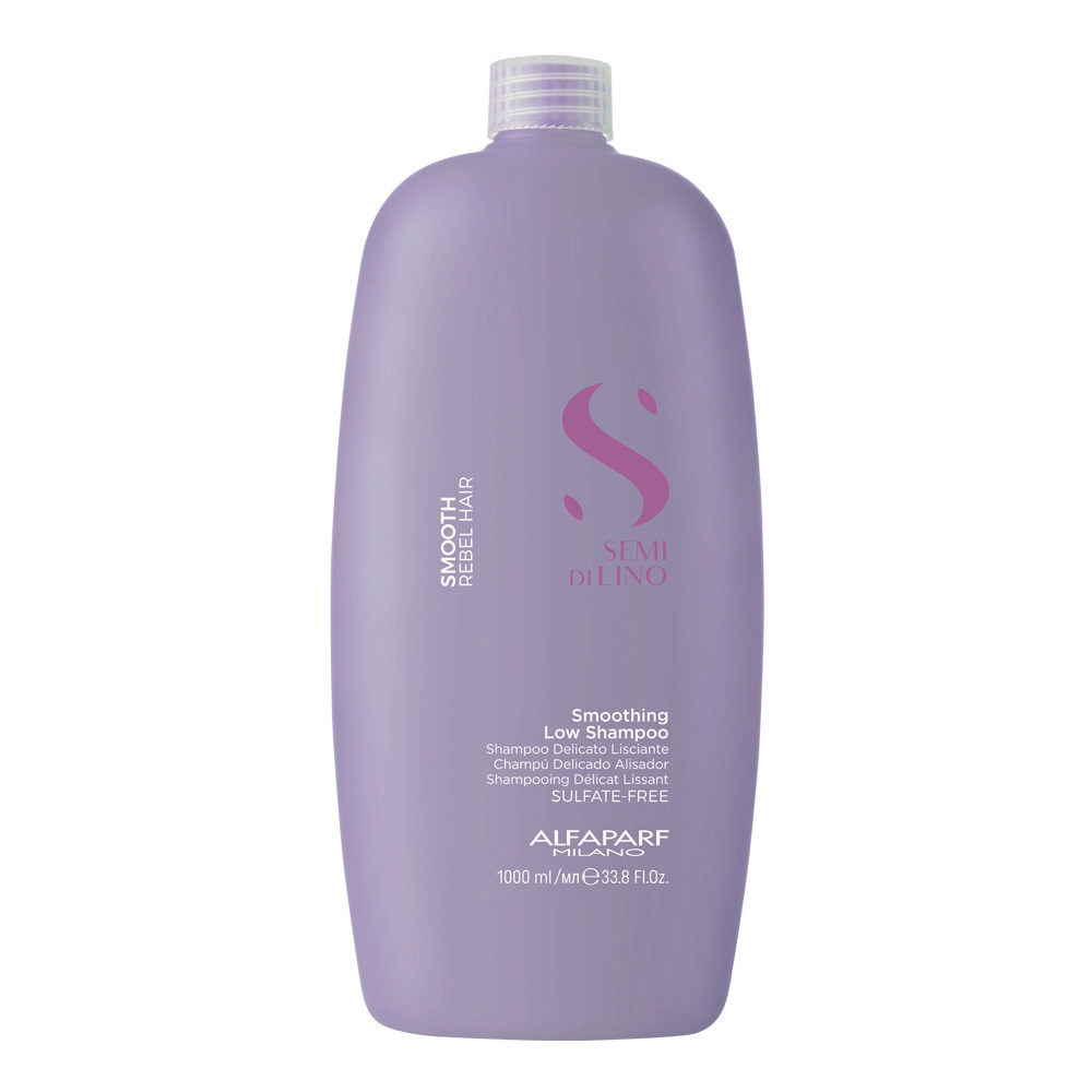 Alfaparf Milano Semi di Lino Smooth Smoothing Low Shampoo 1000ml - shampoing lissant délicat