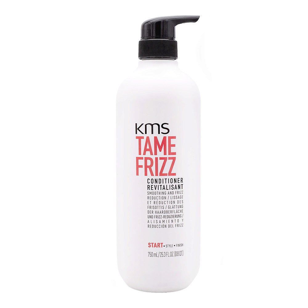 KMS Tame Frizz Conditioner 750ml - revitalisant pour cheveux mi-épais et crépus