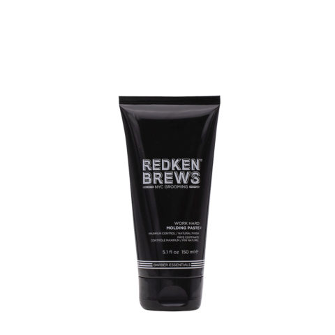 Brews Man Work Hard Molding Paste 150ml  - pâte coiffante tenue forte