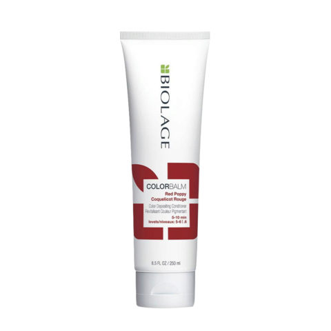 Biolage ColorBalm Poppy Red Depositing Conditioner 250ml - après-shampooing coloration temporaire