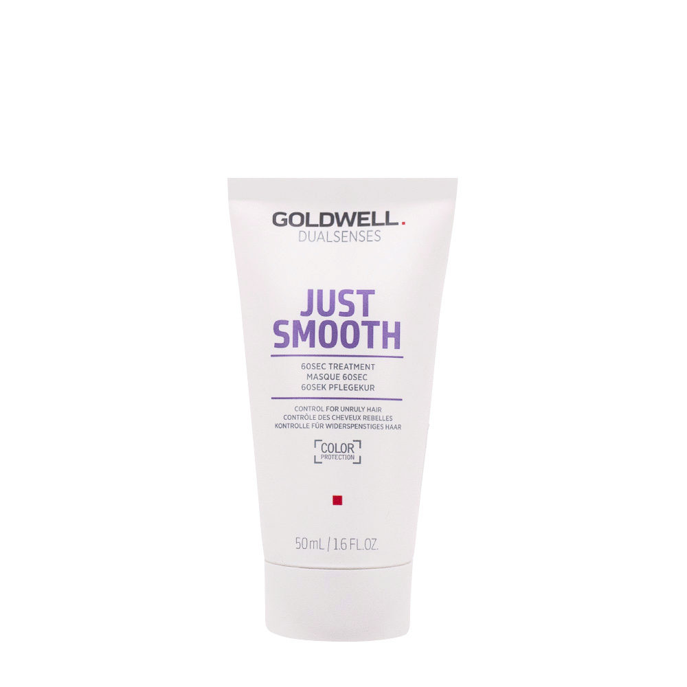 Goldwell Dualsenses Just Smooth 60Sec Treatment 50ml- traitement pour cheveux indisciplinés et crépus