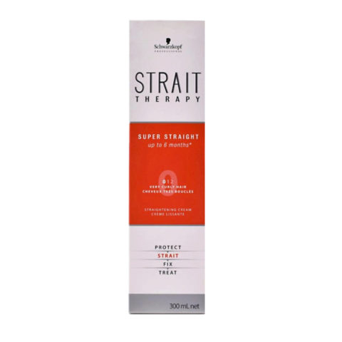 Schwarzkopf Strait Styling Therapy Straightening Normal Hair 0 300 Ml - système de lissage pour cheveux bouclés