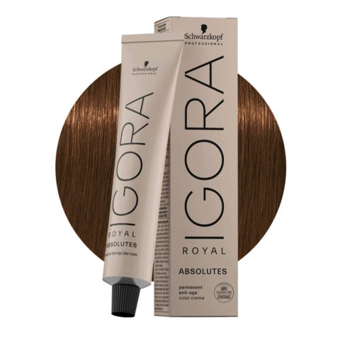 Schwarzkopf Igora Royal Absolutes 7-460 Blond Moyen Beige Chocolat Naturel 60ml - coloration permanente