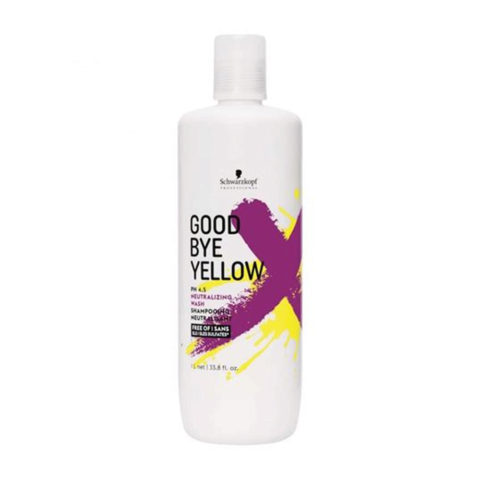 Schwarzkopf Goodbye Yellow 1000ml - shampooing neutralisant