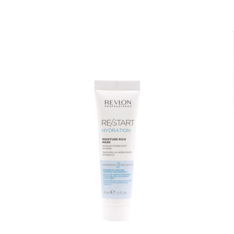 Restart Hydration Moisture Rich Mask 30ml  - Masque hydratant pour cheveux secs