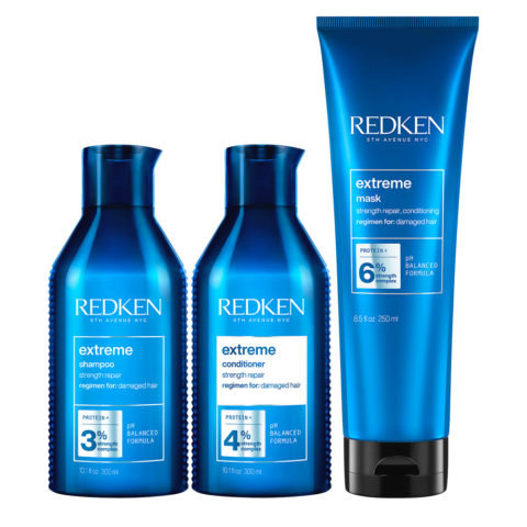 Redken Extreme Shampoo 300ml Conditioner 300ml Mask 250ml