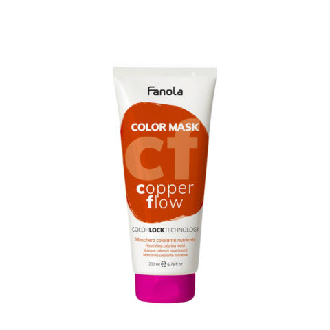 Fanola Color Mask Copper Flow 200ml - coloration semi-permanente