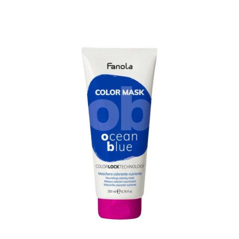 Fanola Color Mask Ocean Blue 200ml - coloration semi-permanente