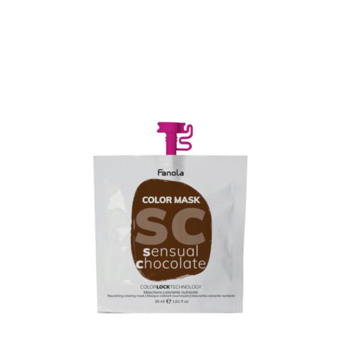 Fanola Color Mask Sensual Chocolate 30ml - coloration chocolat semi-permanente