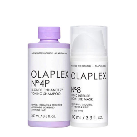 Olaplex N.4P Blonde Enhancer Toning Shampoo 250ml Olaplex N 8 Masque Réparateur 100ml