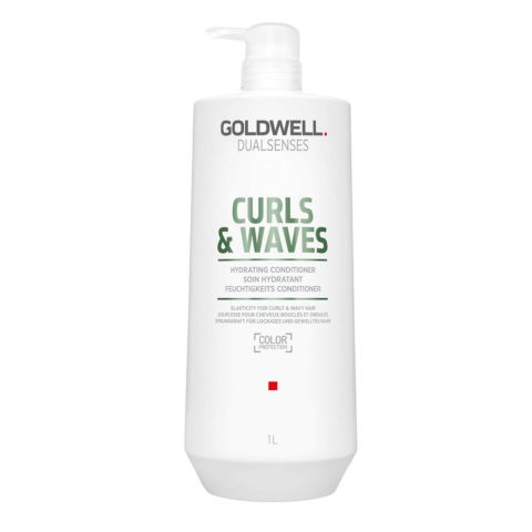 Dualsenses Curls & Waves Hydrating Conditioner 1000ml -après-shampooing hydratant pour cheveux bouclés ou ondul