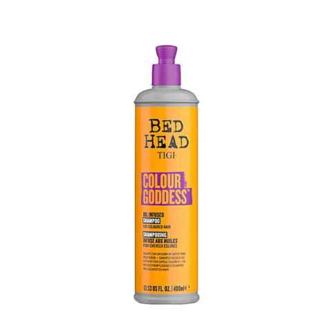 Bed Head Colour Goddess Oil Infused Shampoo 400ml - shampooing pour cheveux colorés