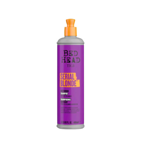 Tigi Bed Head Serial Blonde Shampoo 400ml - shampooing pour cheveux blonds endommagés