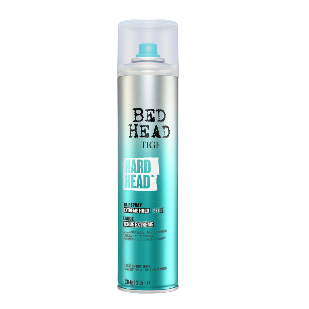 Tigi Bed Head Hard Head Hairspray 385ml - laque extra forte