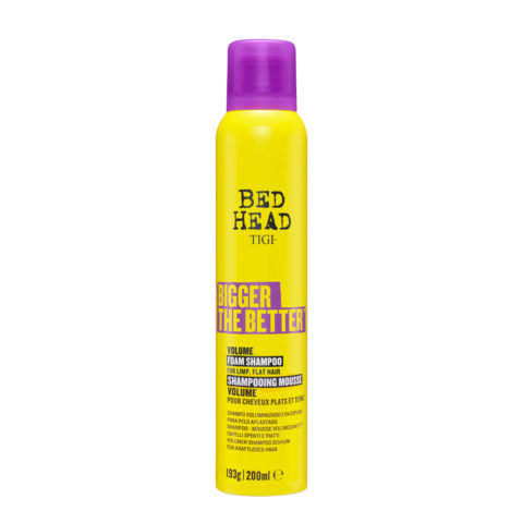 Bed Head Bigger The Better Volume Foam Shampoo 200ml - shampooing mousse volumateur