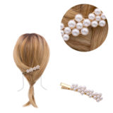 VIAHERMADA Pince à cheveux avec perles 8cm