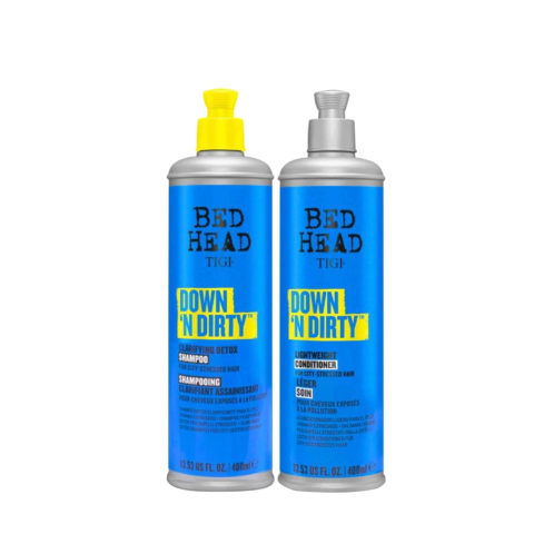 Tigi Bed Head Down'N Dirty Kit  Shampoo 400ml e Conditioner 400ml