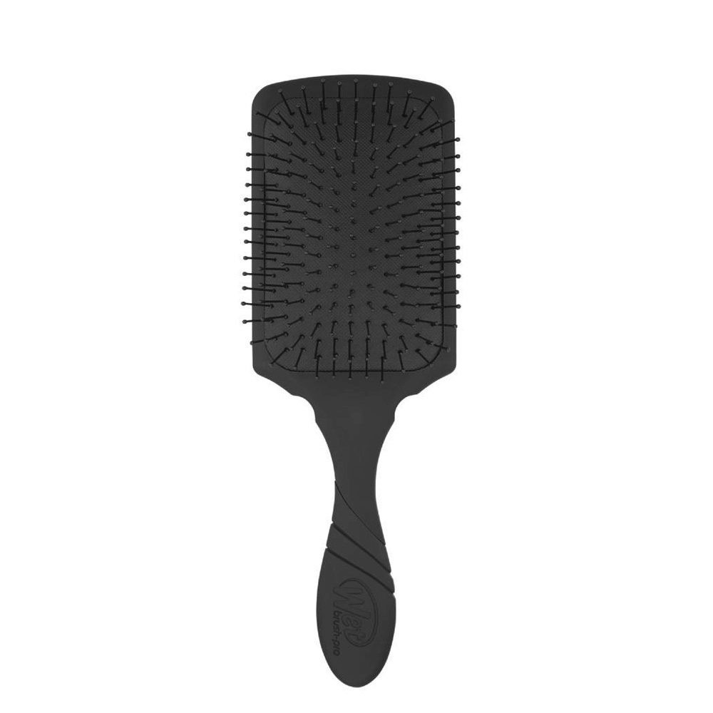 WetBrush Pro Paddle Detangler Black - Brosse de douche avec trous d'acquavents noirs