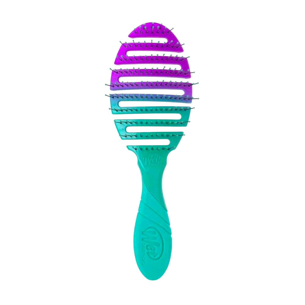 WetBrush Pro Flex Dry Teal Ombre - pinceau flexible avec des ombres bleu sarcelle