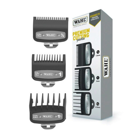 Wahl Premium Cutting Guides 03354-5001 - 3 contre-peignes premium 1,5/3/4,5 mm