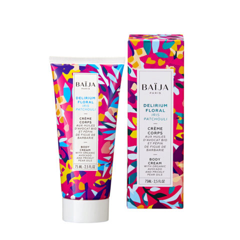 Baija Paris Delirium Floral Body Cream Iris Patchouli 75ml - crème pour le corps hydratante