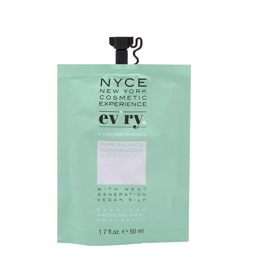 Nyce Ev'ry 4 Vector System Pure Balance Normalizing Shampoo 50ml - shampooing pour cuir chevelu gras