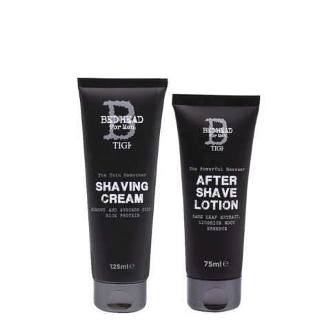 Tigi Bed Head for Man Perfect Glide Shaving Cream 125ml + Instant Relief Shave Lotion 75ml