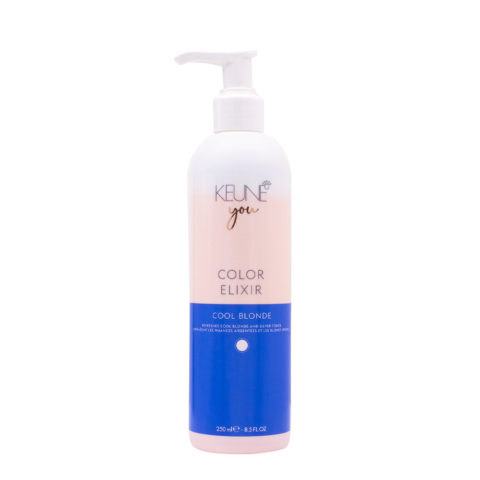 Keune You Color Elixir Cool Blonde 250ml - cheveux blonds, blancs ou gris