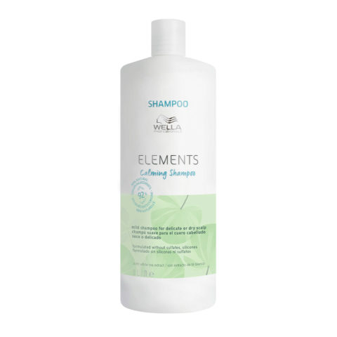 Wella New Elements Shampoo Calm 1000ml - shampooing cuir chevelu sensible
