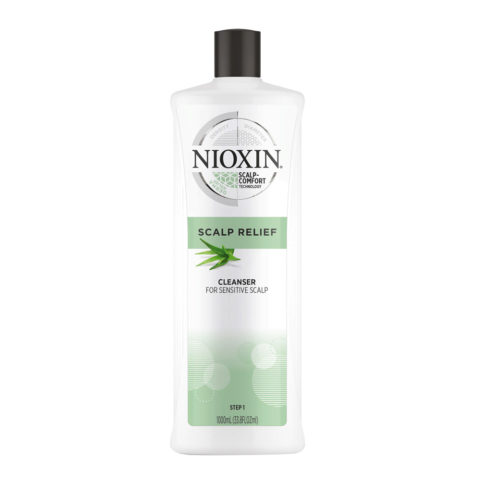 Nioxin Scalp Relief Shampoo 1000ml - shampooing pour cuir chevelu sec et qui démange