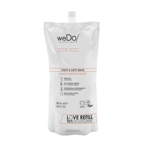 weDo Light & Soft Mask Refill 500ml - Masque pour cheveux fins