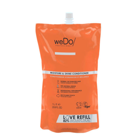 weDo Moisture & Shine Conditioner Refill 1000ml - après-shampooing pour cheveux abîmés