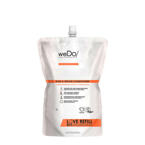 weDo Rich & Repair Après - Shampooing Nourrissant Pour Cheveux Crépus et très Abîmés 1000ml