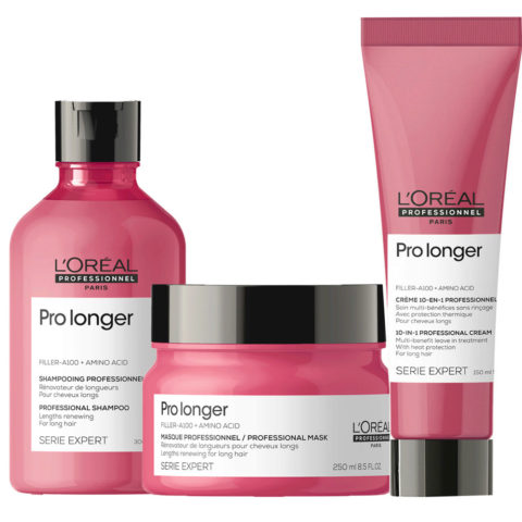 Paris Serie Expert Pro Longer Shampoo 300ml Mask 250ml Leave In Cream 150ml