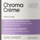 L'Oréal Professionnel Chroma Creme Purple Shampoo 300ml - shampooing anti-jaunissement pour cheveux blonds