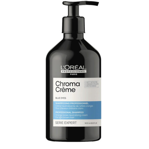 L'Oréal Professionnel Chroma Creme Ash Shampoo 500ml - shampooing pour cheveux châtain clair à moyen