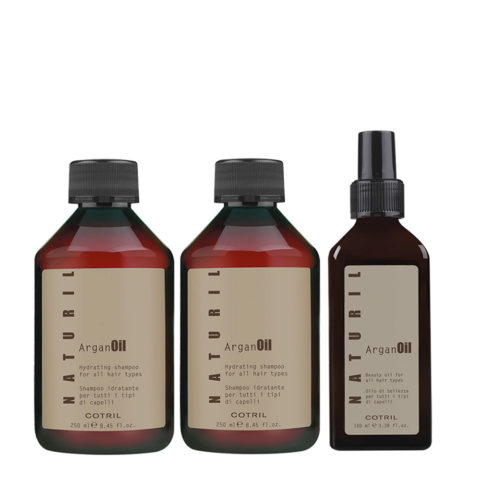 Cotril Naturil Oil Argan Shampoo 250ml Conditioner 250ml Oil 100ml