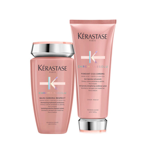 Kerastase Chroma Absolu Bain Chroma Respect Shampoo250ml Fondant CicaChroma200ml