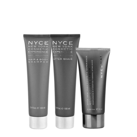 NyceMan Kit Hair & Body Shampoo 100ml After shave 100ml Fresh Power Cream 75ml