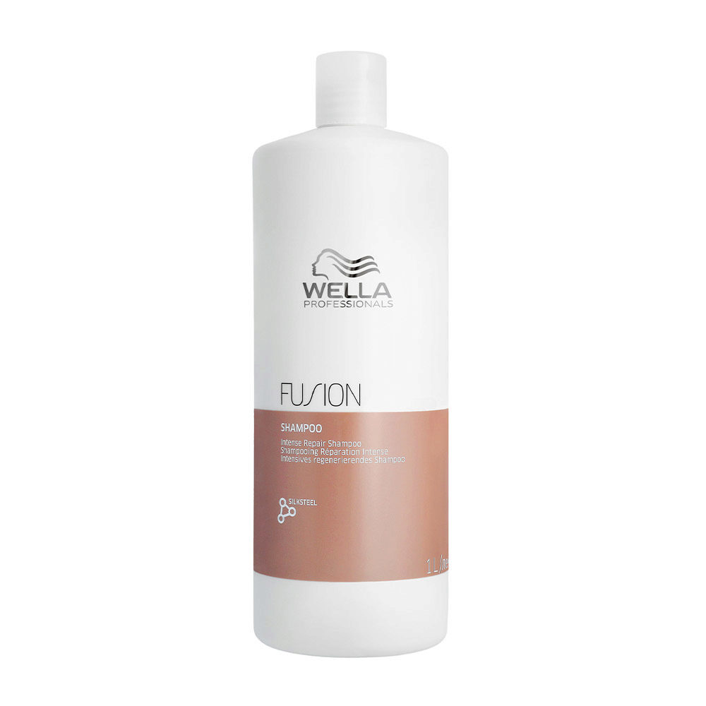 Wella Fusion Shampoo 1000ml - shampooing réparation intense