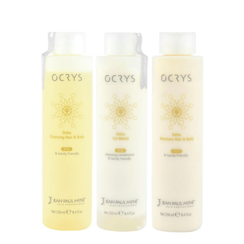Ocrys Deha Cleansing Hair & Body 250ml Co-Wash 250ml Moisture Hair & Body 250ml