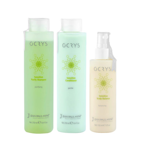 Ocrys Sensitive Purify Shampoo250ml Conditioner250ml Scalp Balance Spray 150ml