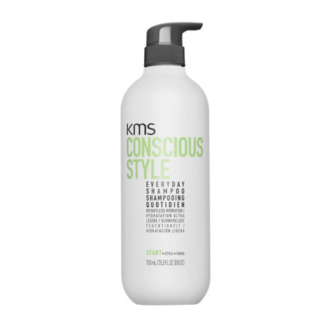 KMS Conscious Style Everyday Shampoo 750ml - shampooing pour cheveux normaux ou fins