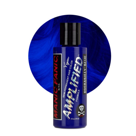 Amplified Cream Formula Rockabilly Blue 118ml - coloration semi-permanente longue tenue