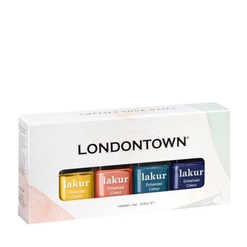 LondonTown Lakur Bohemian Fantasy Daisy Kit Set 4x7ml - coffret de mini vernis à ongles