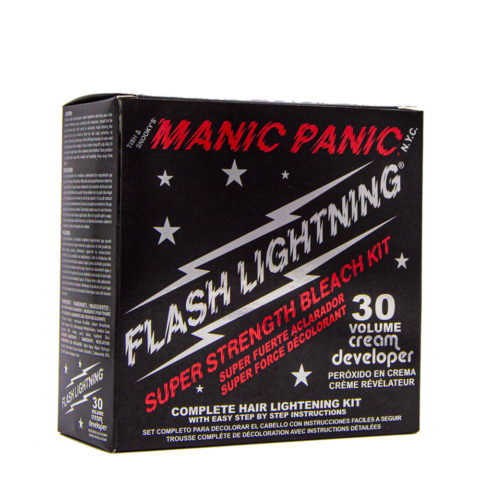 Manic Panic Flash Lightning Bleach Kit 30 volumes - Kit de blanchiment 30 volumes