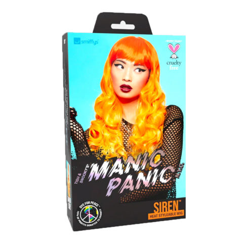 Manic Panic Psychedelic Sunrise Sirène Perruque - perruque orange