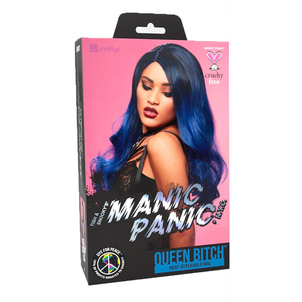 Manic Panic After Midnight Ombre Queen Bitch Perruque - perruque bleue