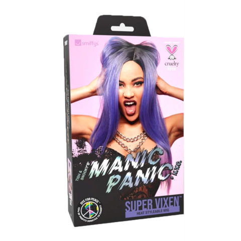 Manic Panic Amethyst Ombre Super Vixen Wig - perruque violette avec racine noire